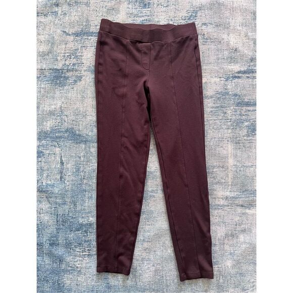 Style & Co. Brown Seamed Casual Pants Leggings Women's Medium - Picture 1 of 6